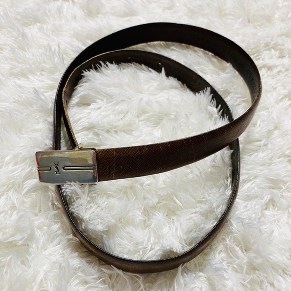 ysl thin belt